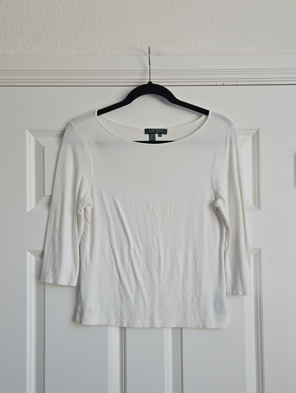 Lauren Ralph Lauren boat neck top Pink And White